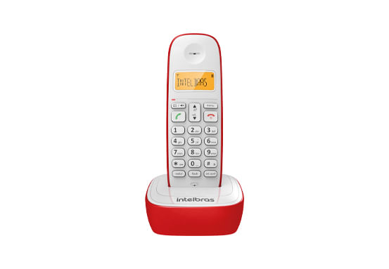 Telefone Sem Fio TS 7510 Vermelho com Identificador - Intelbras