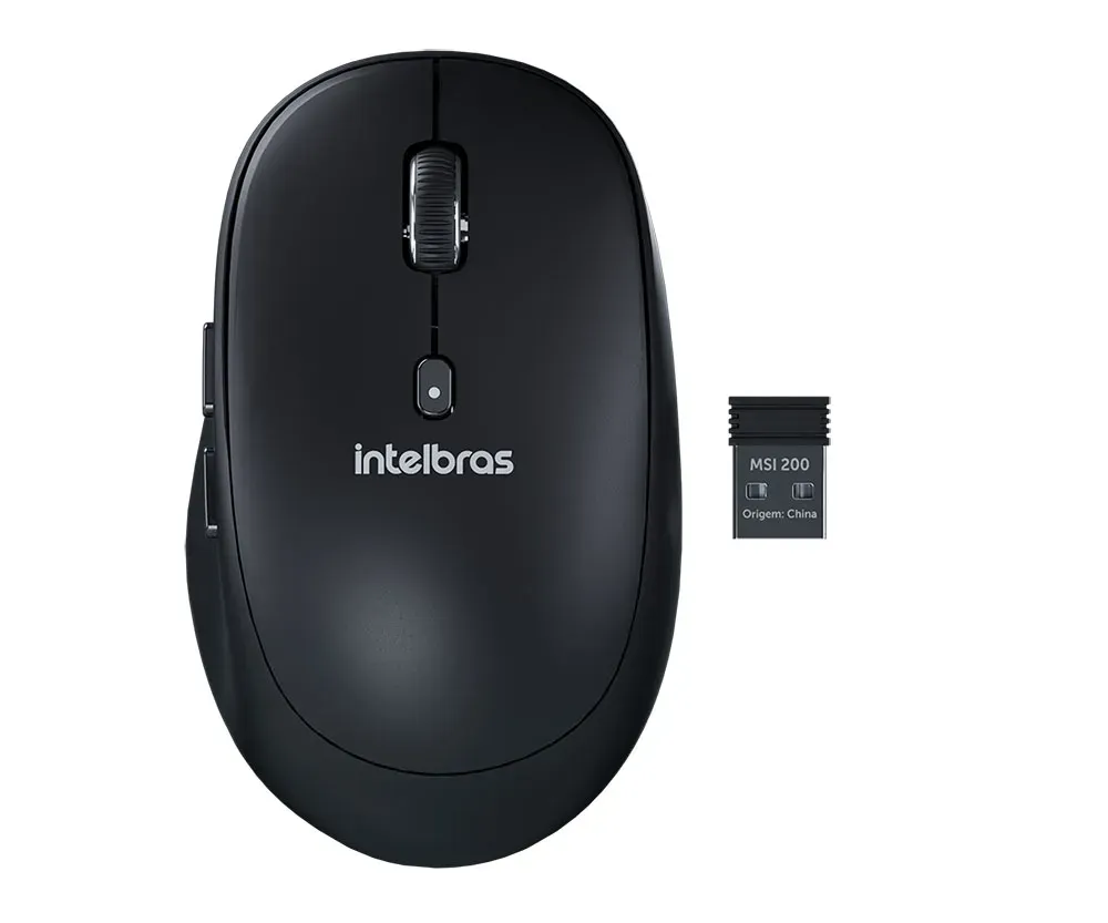 Mouse sem Fio MSI200 Sem Fio Intelbras