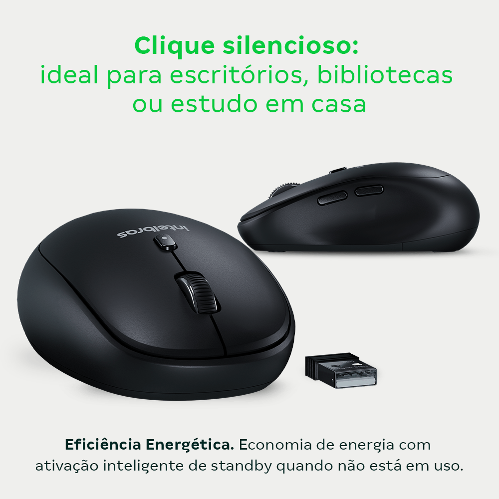Mouse sem Fio MSI200 Sem Fio Intelbras - Imagem 5