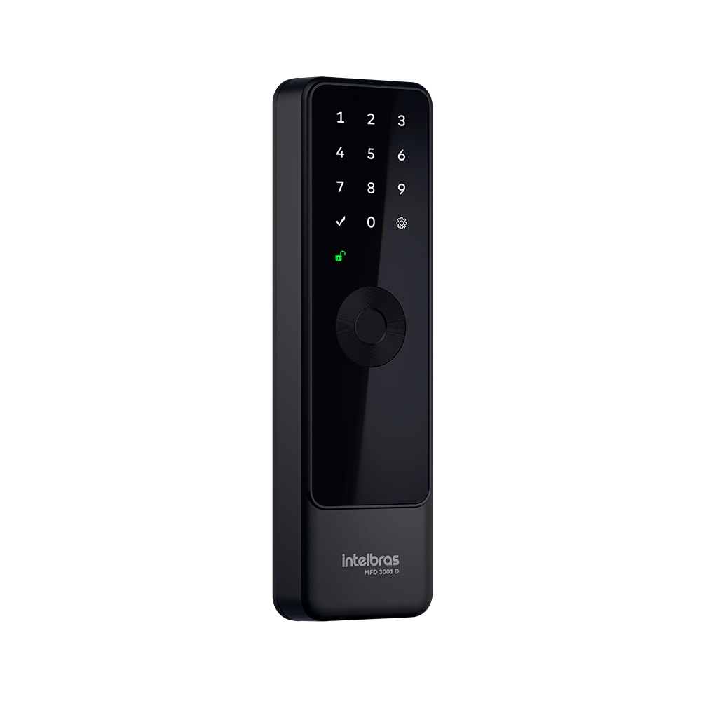 Kit Fechadura Inteligente de Embutir MFD 3001 D com Hub MCA 1002 Intelbras - Imagem 3