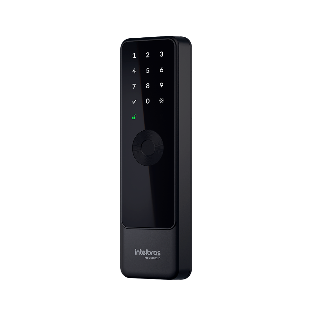 Kit Fechadura Inteligente de Embutir MFD 3001 D com Hub MCA 1002 Intelbras - Imagem 2