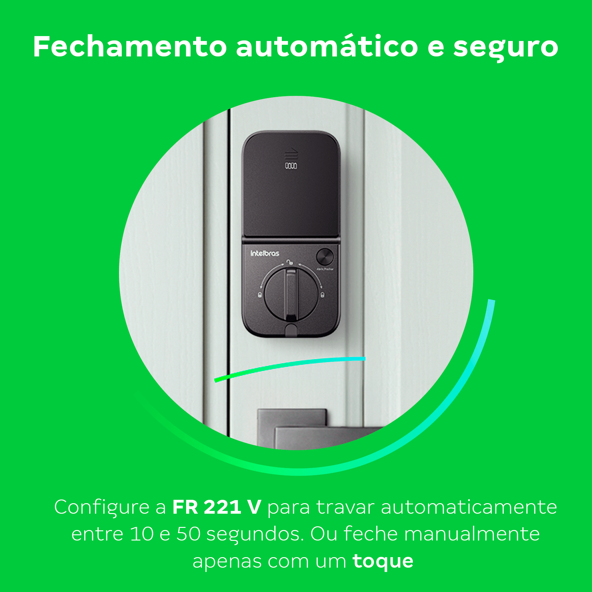 Fechadura Digital de Embutir FR 221V Intelbras - Imagem 3