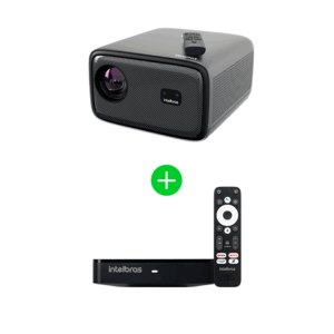 Projetor 7560 com Smart Box 4k Intelbras