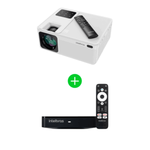 Projetor 5211 com Smart Box 4k Intelbras