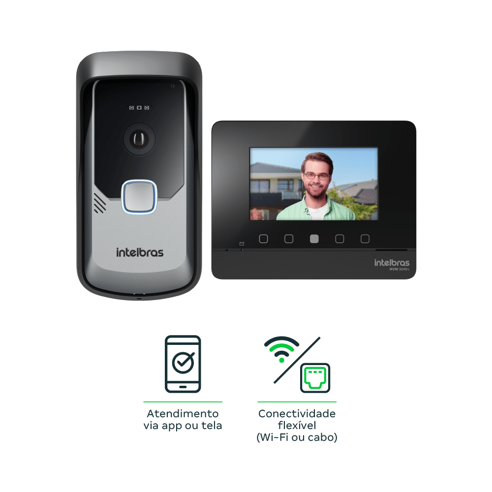 Videoporteiro Inteligente MVW 3040+ Intelbras - Imagem 2