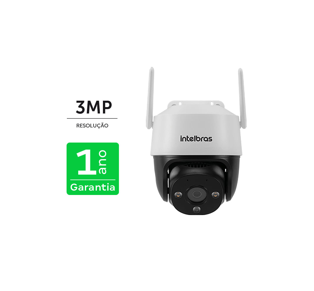 Câmera Inteligente IM7+3MP de resolucao com MicroSD 64 GB Intelbras - Imagem 5