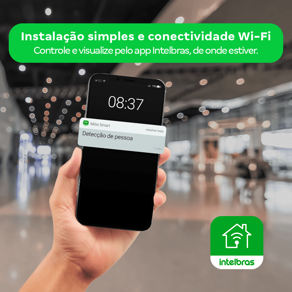Câmera Inteligente Wi-Fi iM5 SC Full HD Branca Intelbras - Imagem 5