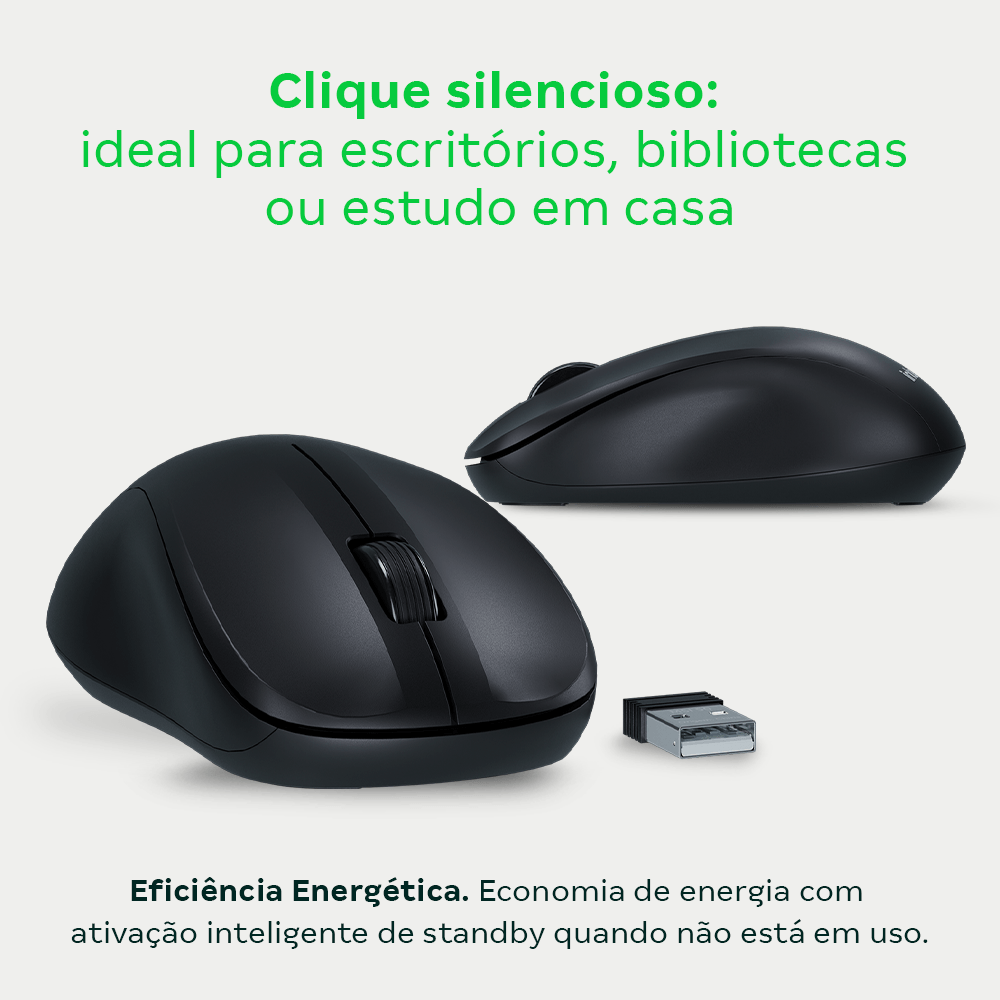 Mouse Click Silencioso Intelbras MSI50 Sem Fio - Imagem 5