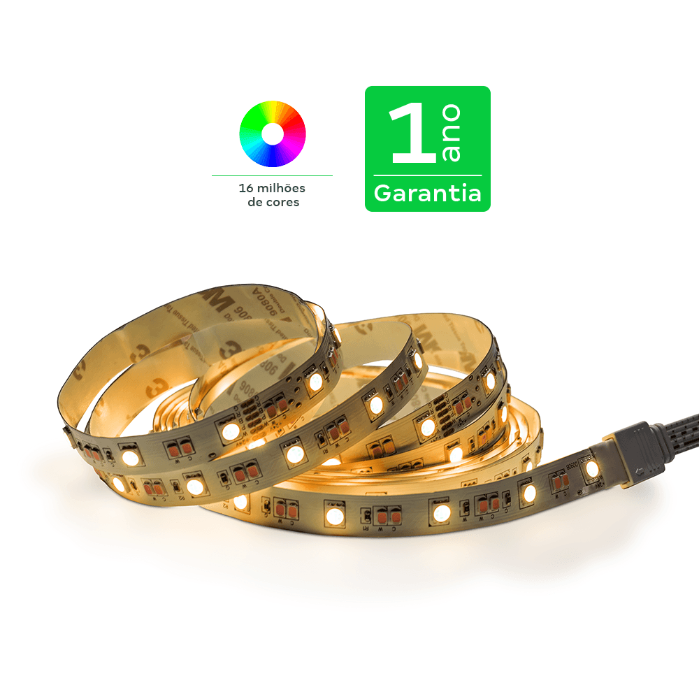 Fita Led Smart Intelbras Wi-Fi 5 metros RGB EFLS 6050 - Imagem 2