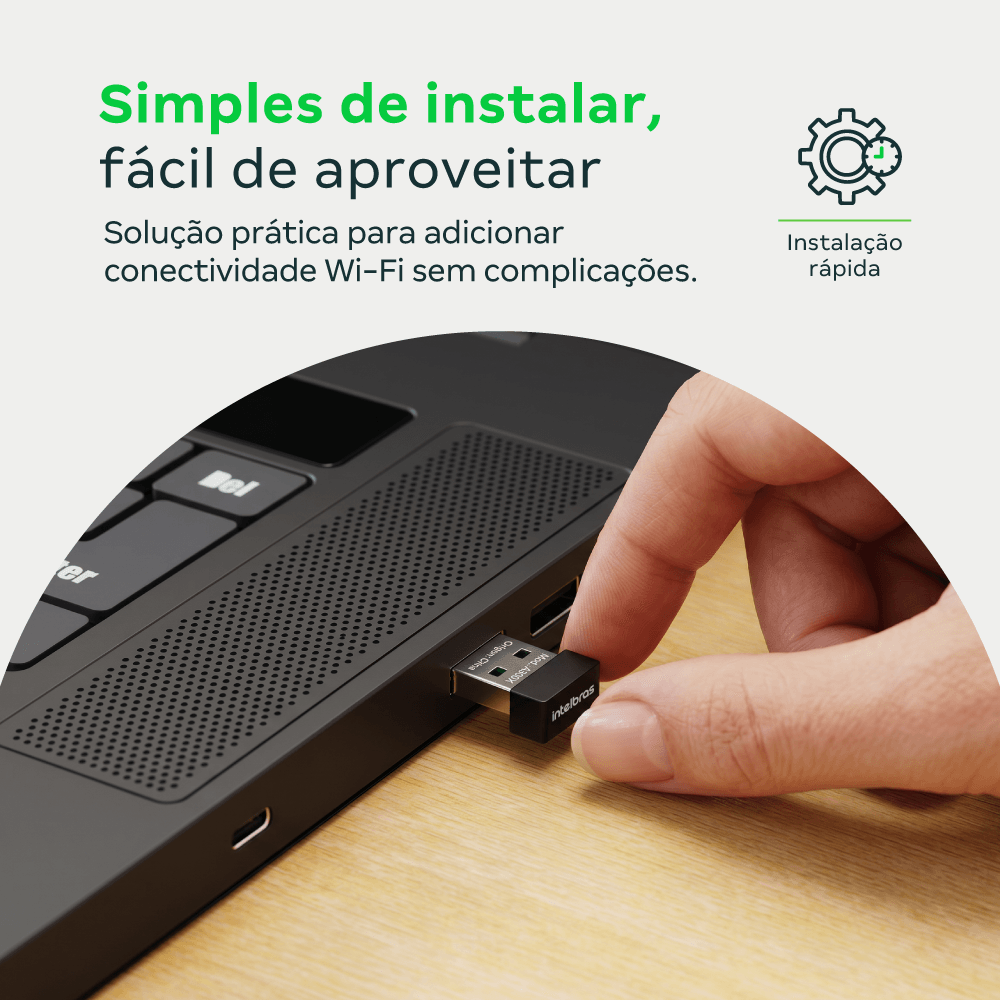 Adaptador USB Wi-Fi A300X Intelbras - Imagem 3