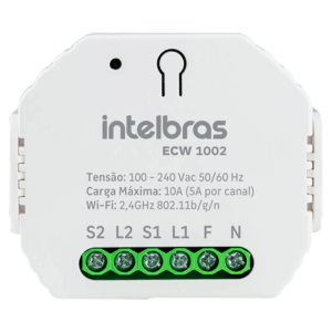 Controlador De Cargas WI-FI 2 Canais ECW 1002