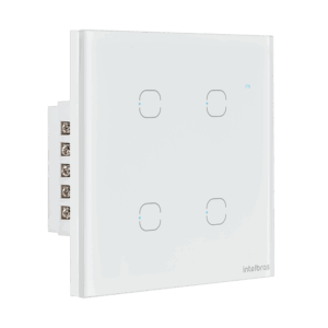 Interruptor Touch WI-FI 4 Teclas EIW 1004 Branco
