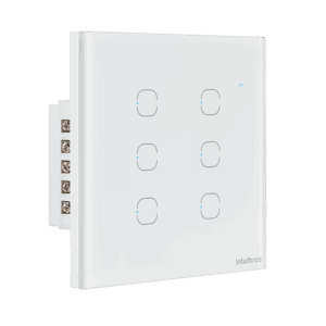 Interruptor Touch WI-FI 6 Teclas EIW 1006 Branco