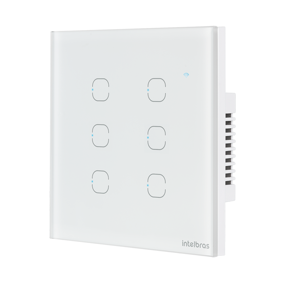 Interruptor Touch WI-FI 6 Teclas EIW 1006 Branco - Imagem 3
