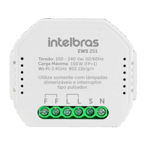 Dimmer Smart Wi-Fi EWS 251 para Iluminação | Intelbras