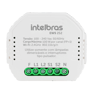 Dimmer Smart Wi-Fi EWS 252 para Iluminação | Intelbras