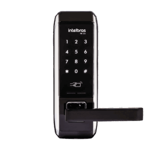 Fechadura Digital de Embutir FR 320 Preta | Intelbras