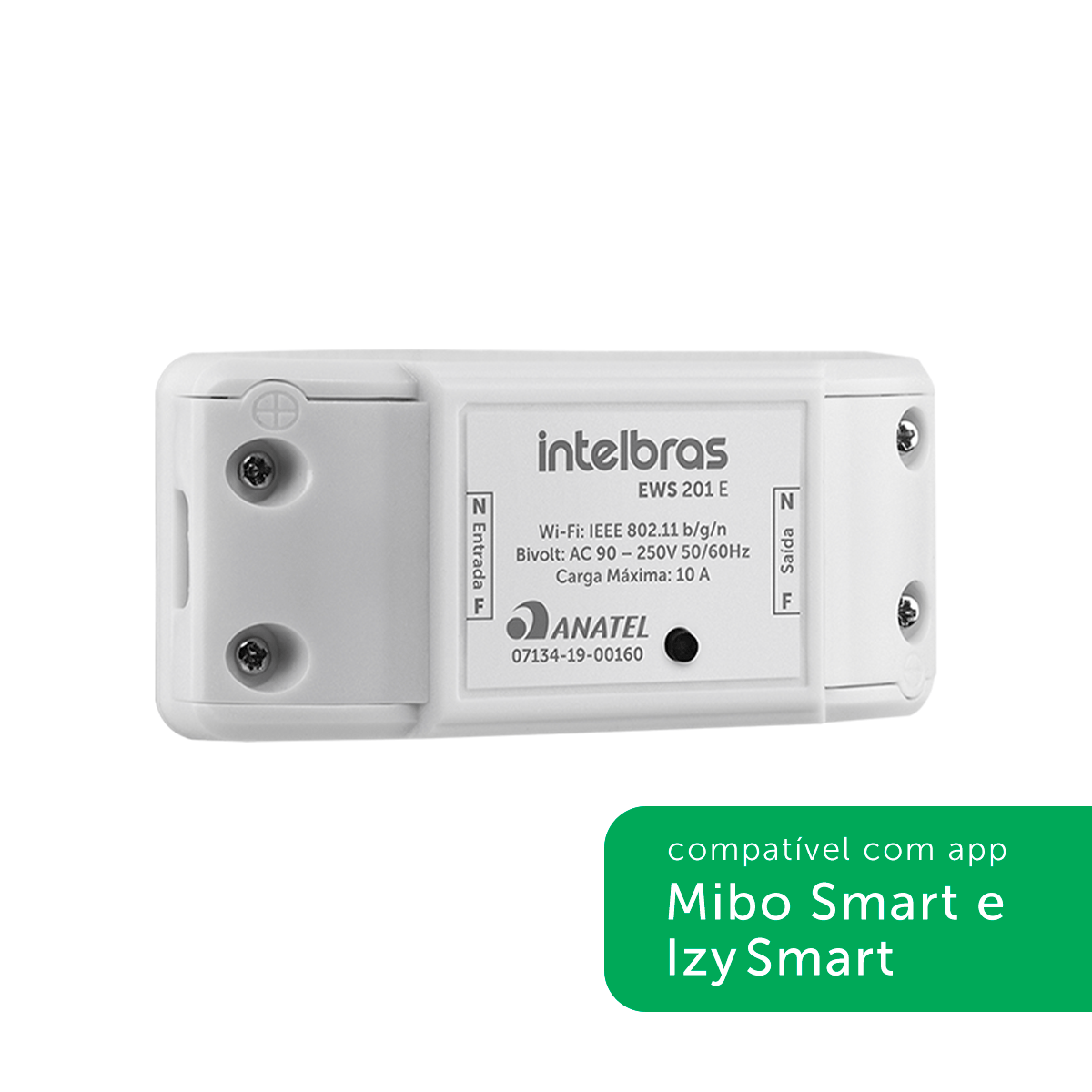 Controlador Smart Wi-Fi para ambientes Intelbras EWS 201 E - Imagem 2