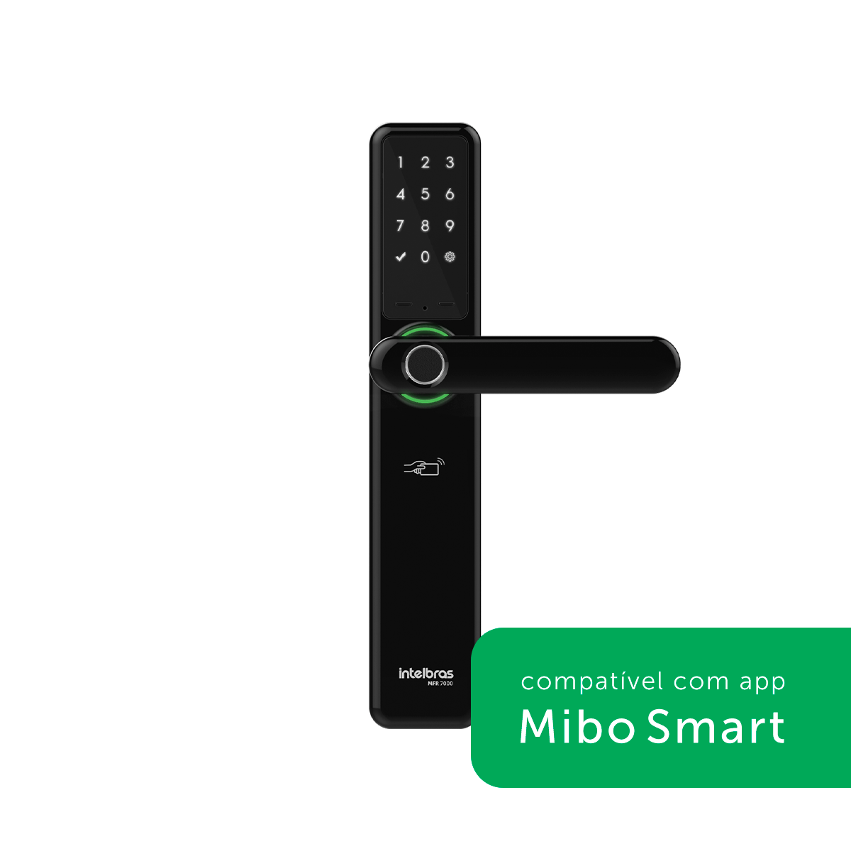 Fechadura Digital Inteligente de Embutir com Biometria MFR 7000 | Intelbras - Imagem 2