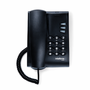 Telefone com Fio Intelbras Pleno sem chave Grafite