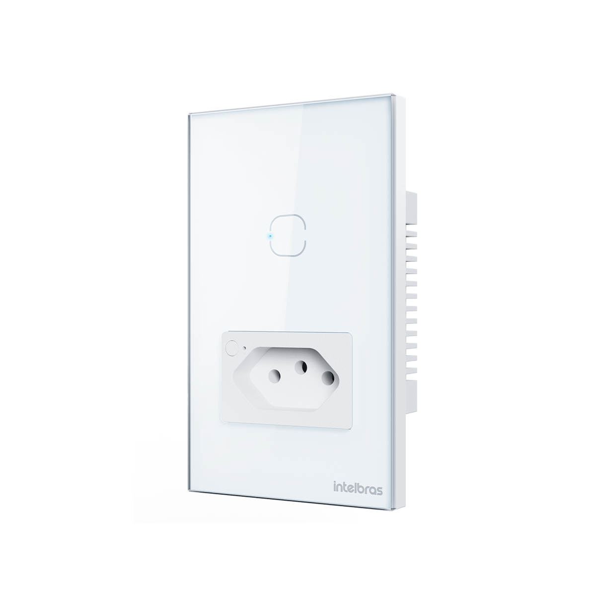 Tomada Simples 10A E 1 Tecla WI-FI ETW 1011 Branco - Imagem 3