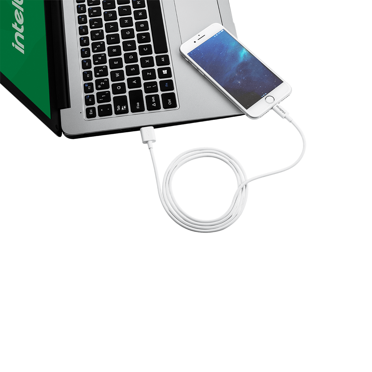 Cabo USB-A para Lightning 1,2m PVC EUAL 12PB | Intelbras - Imagem 4