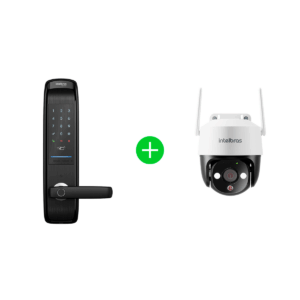 Kit Fechadura Inteligente MFV 7000 com Câmera Inteligente IM7+3MP Intelbras