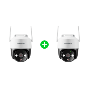 Kit Câmera Inteligente IM7+3MP Branca Intelbras - 2 unidades