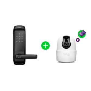 Kit Fechadura Inteligente MFV 3000 com Câmera Visão  360° IME 360 3MP