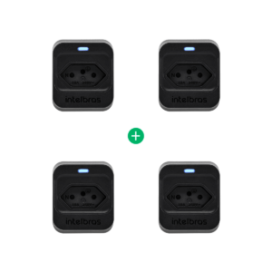 Kit Dispositivo de Proteção Elétrica EPS 301 Preto - 4 peças