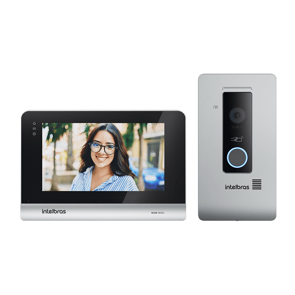 Videoporteiro Residencial MVW 7070+ Wi-Fi | Intelbras