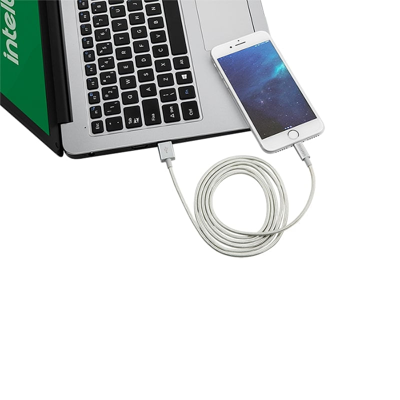 Cabo USB-A para Lightning de 1,5m EUAL 15NB | Intelbras - Imagem 3