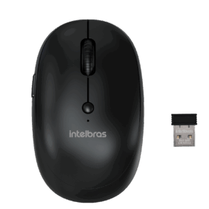 Mouse Intelbras sem fio com click silencioso MSI100
