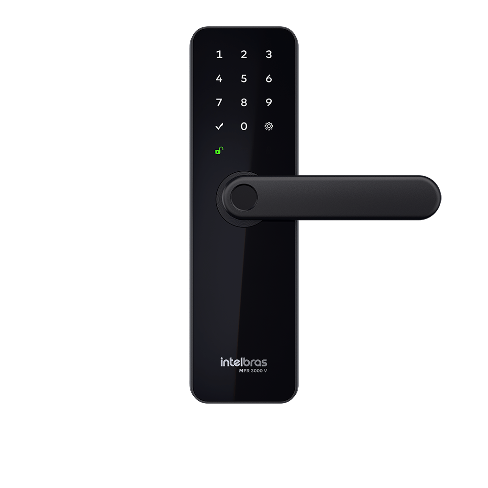 Kit Fechadura Inteligente de Embutir MFR 3000V com Hub MCA 1002 Intelbras - Imagem 2