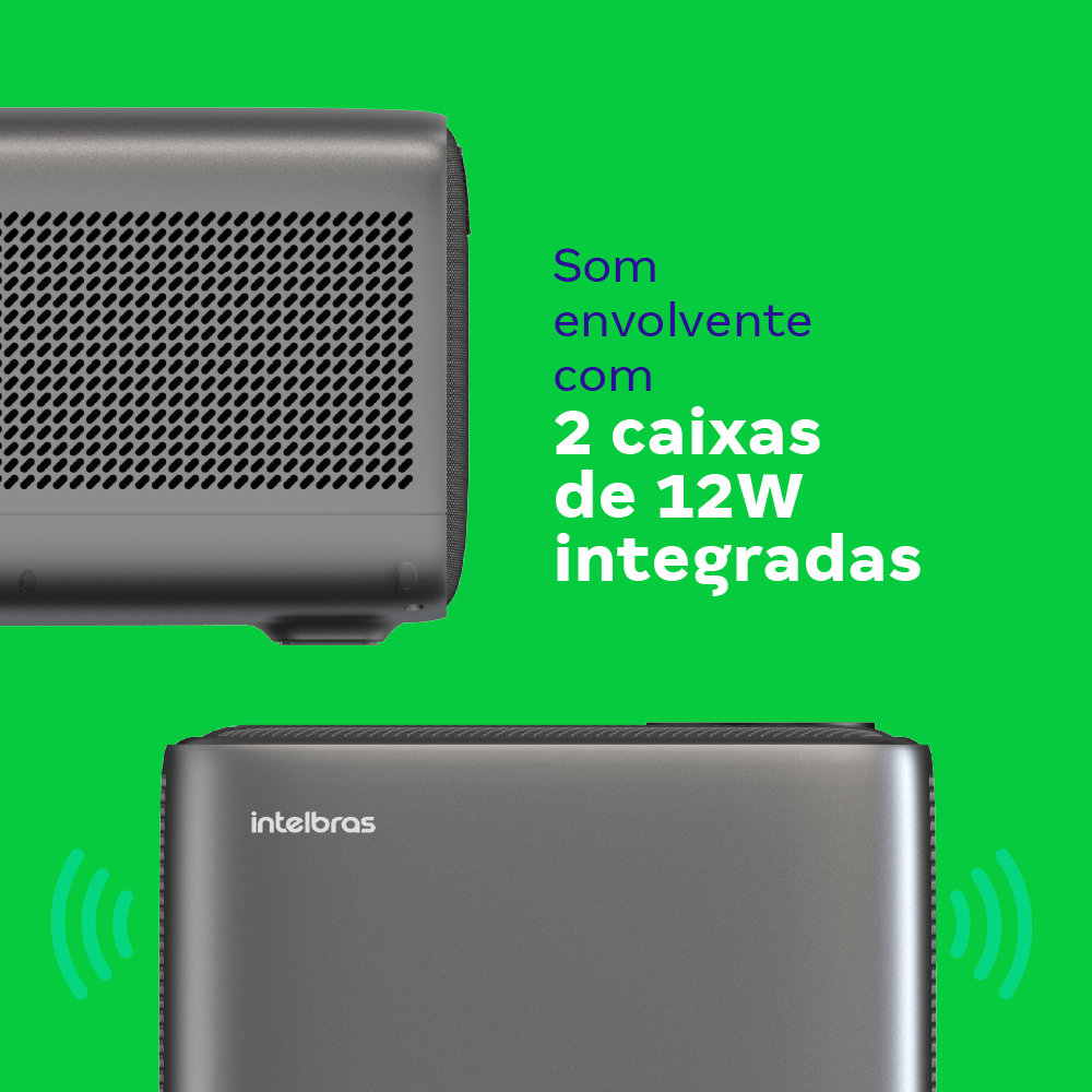 Projetor Full HD PFL7560 Intelbras Preto - Imagem 3