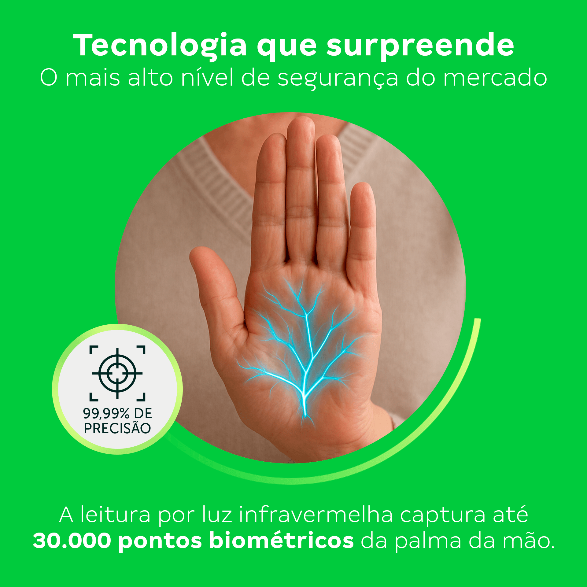 Fechadura Inteligente com Acesso por Palma da Mão MFR 2040 Intelbras - Imagem 3