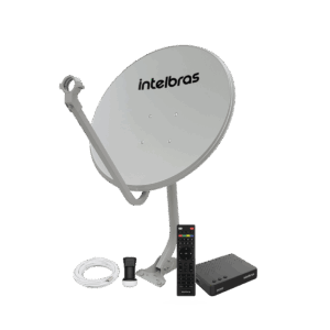 KIT Parabólica Digital Intelbras SAT 800 (Banda KU)