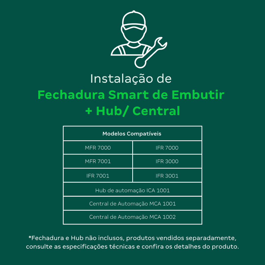 Instalação de Fechadura Smart de Embutir e Instalação de Hub/Central - Imagem 2