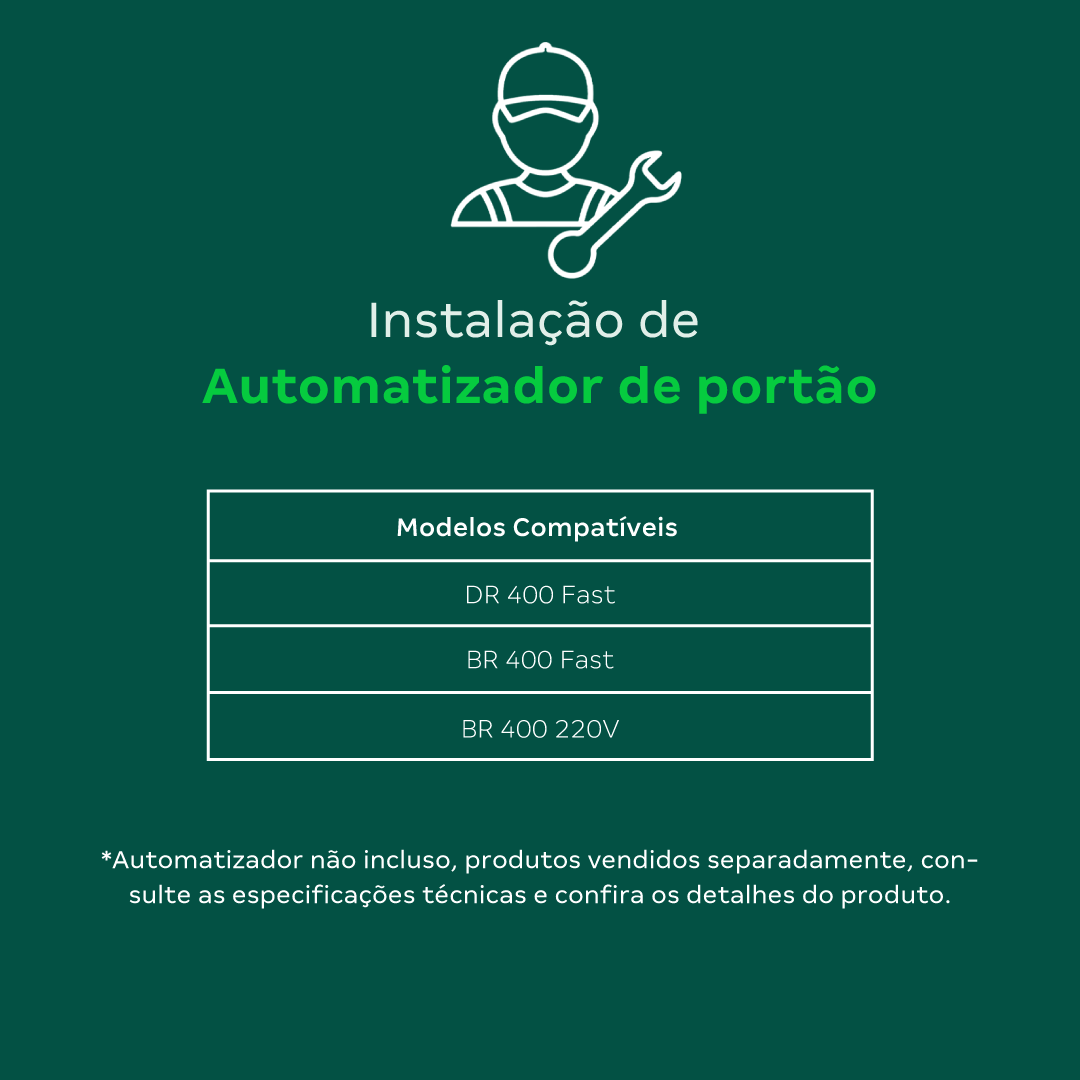 Instalação de Automatizador de Portão DR 400 - Imagem 2