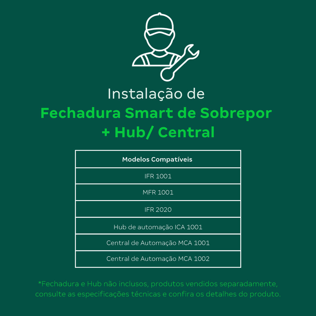 Instalação de Fechadura Smart de Sobrepor e Instalação de Hub/Central - Imagem 2