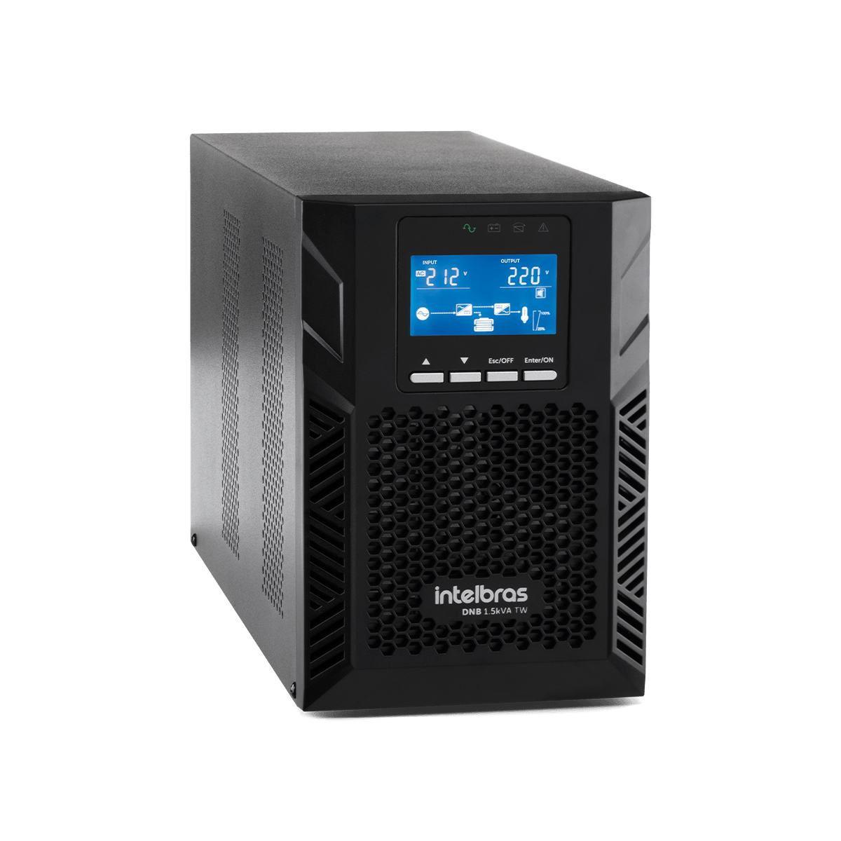 Nobreak Online Torre DNB 1.5kVA 220v TW G2 Preto Intelbras - Imagem 2