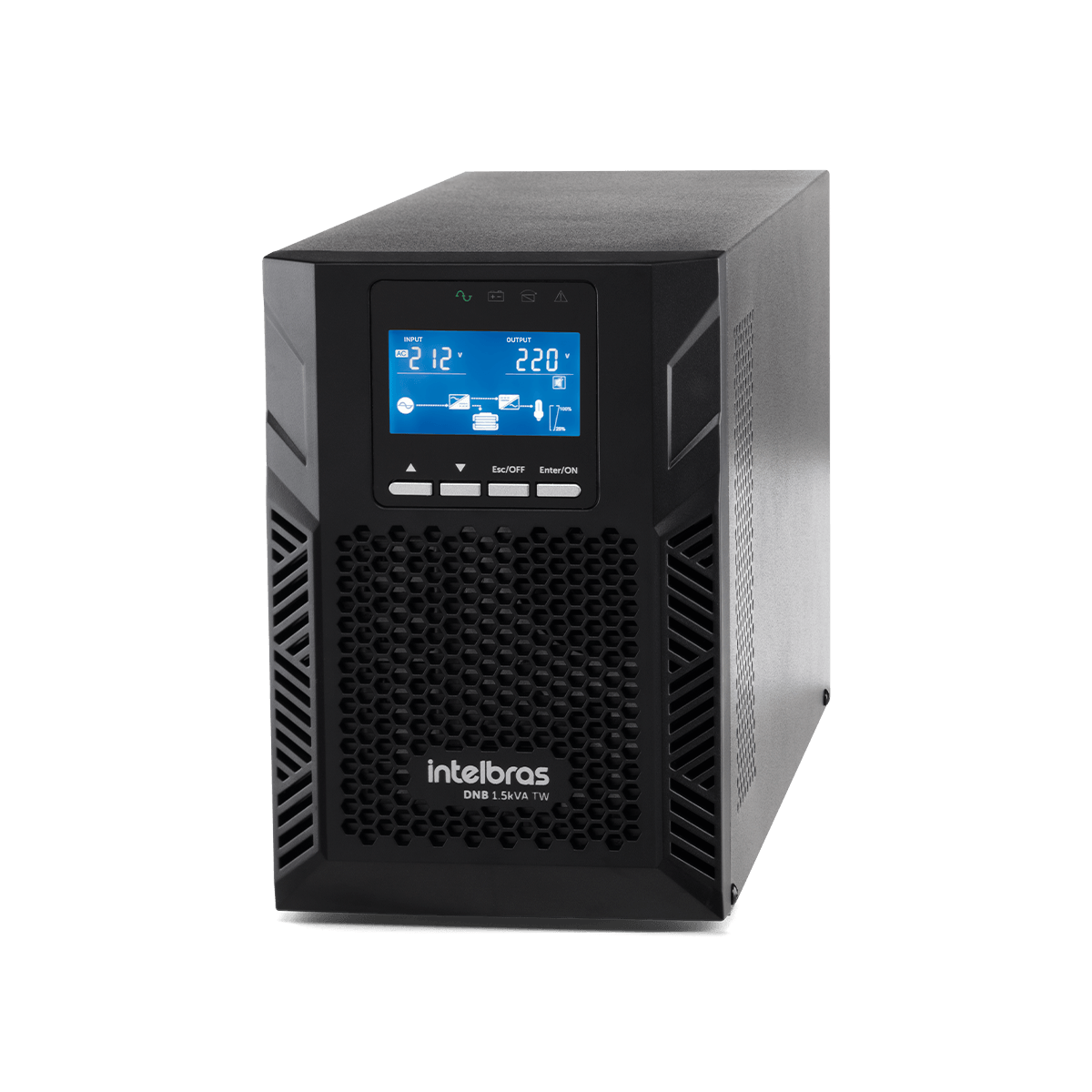 Nobreak Online Torre DNB 1.5kVA 220v TW G2 Preto Intelbras - Imagem 3