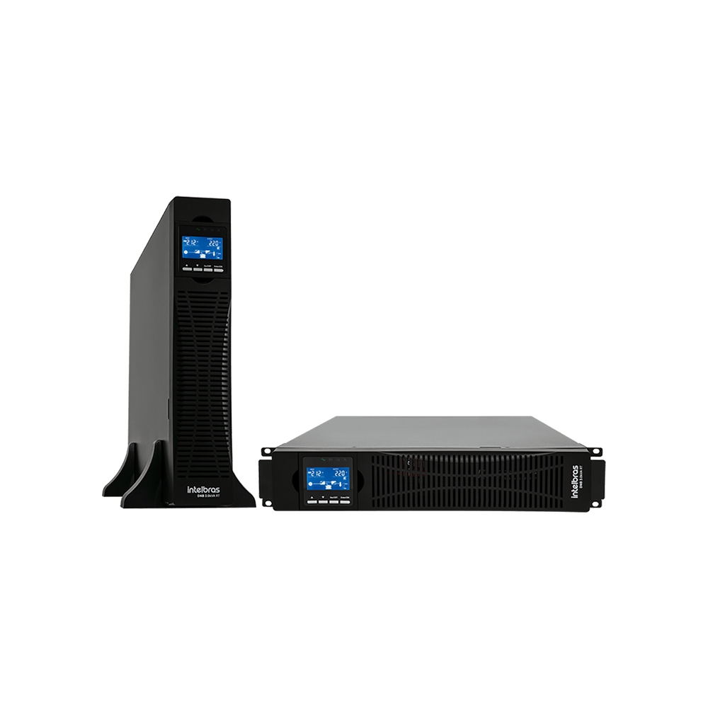 Nobreak Online Rack Torre DNB 3.0kVA 220v RT G2 Preto Intelbras - Imagem 3