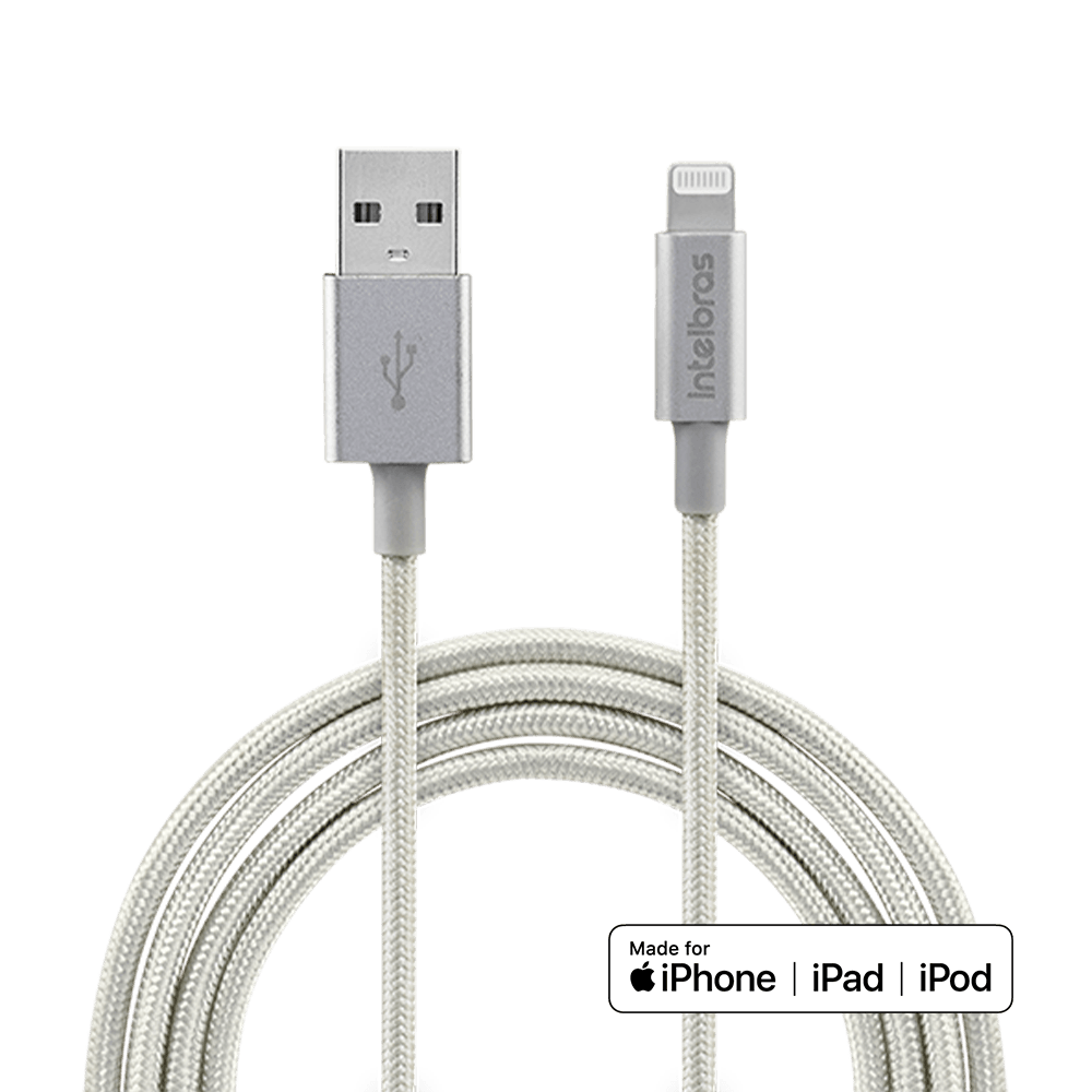Cabo USB-A para Lightning de 1,5m EUAL 15NB | Intelbras - Imagem 4