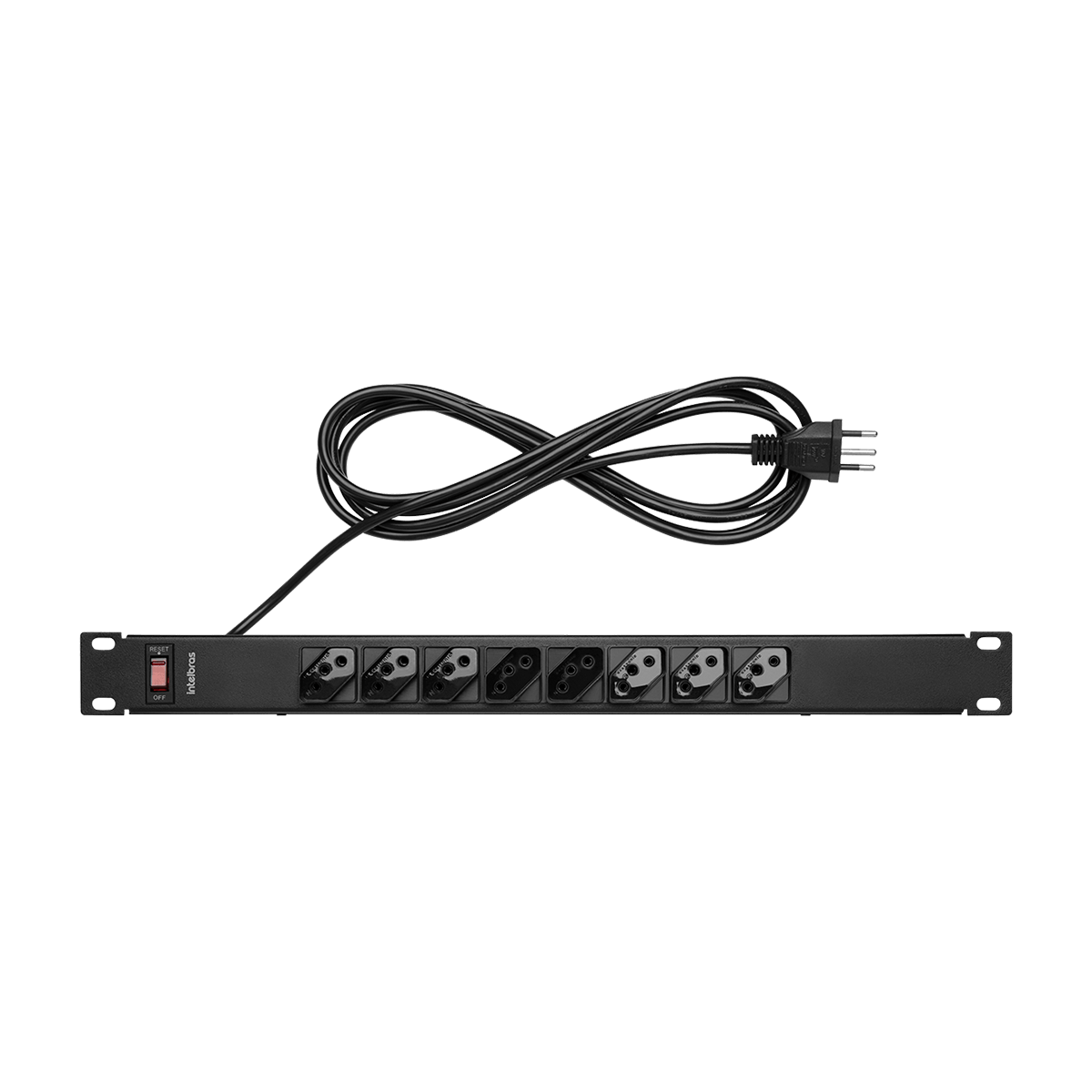 Protetor Eletrônico com 8 Tomadas para Rack EPR 208 Intelbras