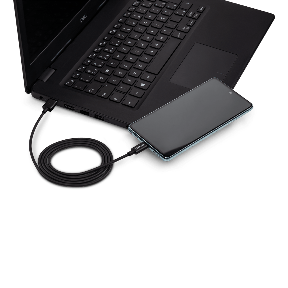 Cabo USB - USB-C 1,2m PVC Preto Intelbras EUAC 12PP - Imagem 5