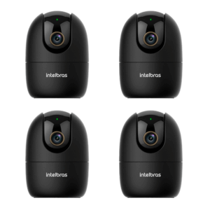 Câmera Inteligente Full HD Im4C Black Intelbras 4 Unidades