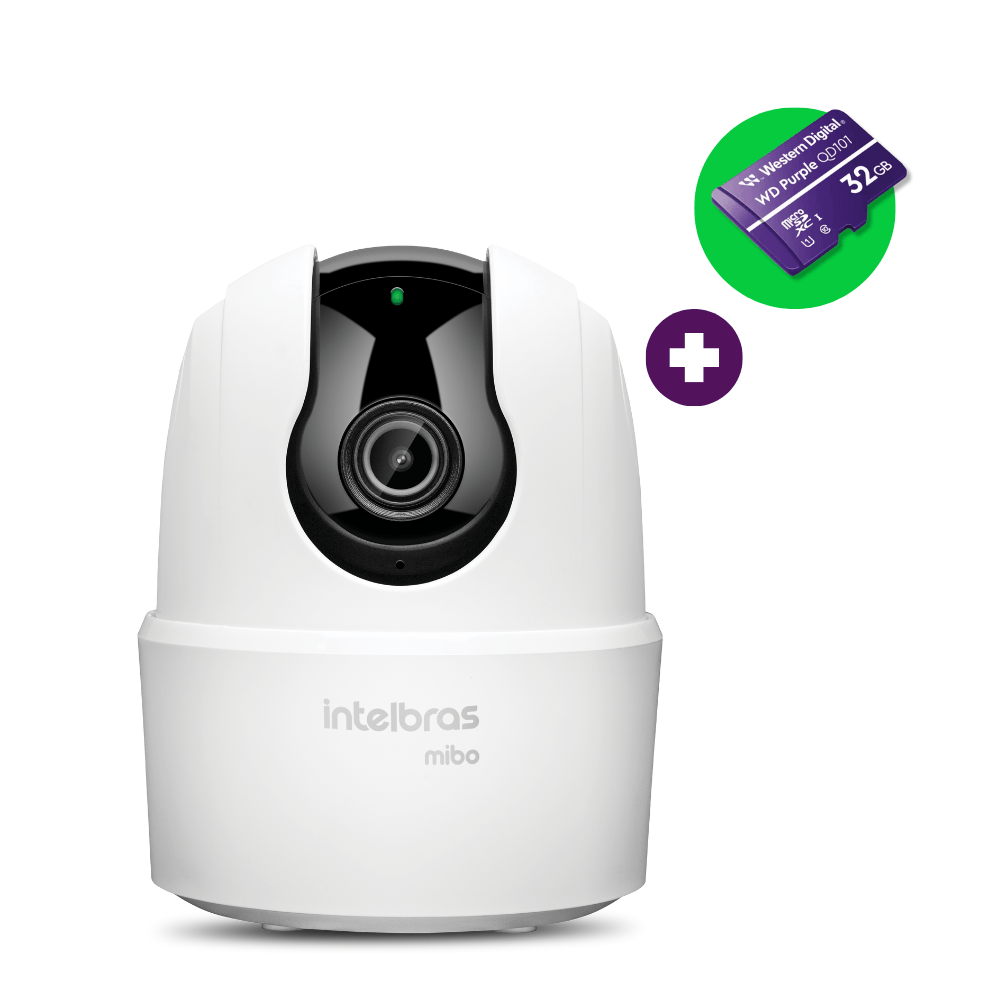 Câmera Inteligente 360° com MicroSD 32GB Intelbras IME 360 3MP