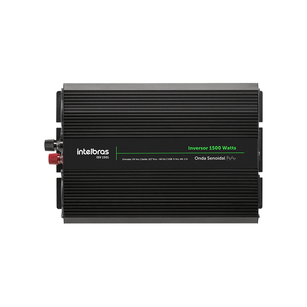 Inversor de Tensão Onda Senoidal 1500W 24Vcc 127Vac Intelbras ISV 1501 - Imagem 3