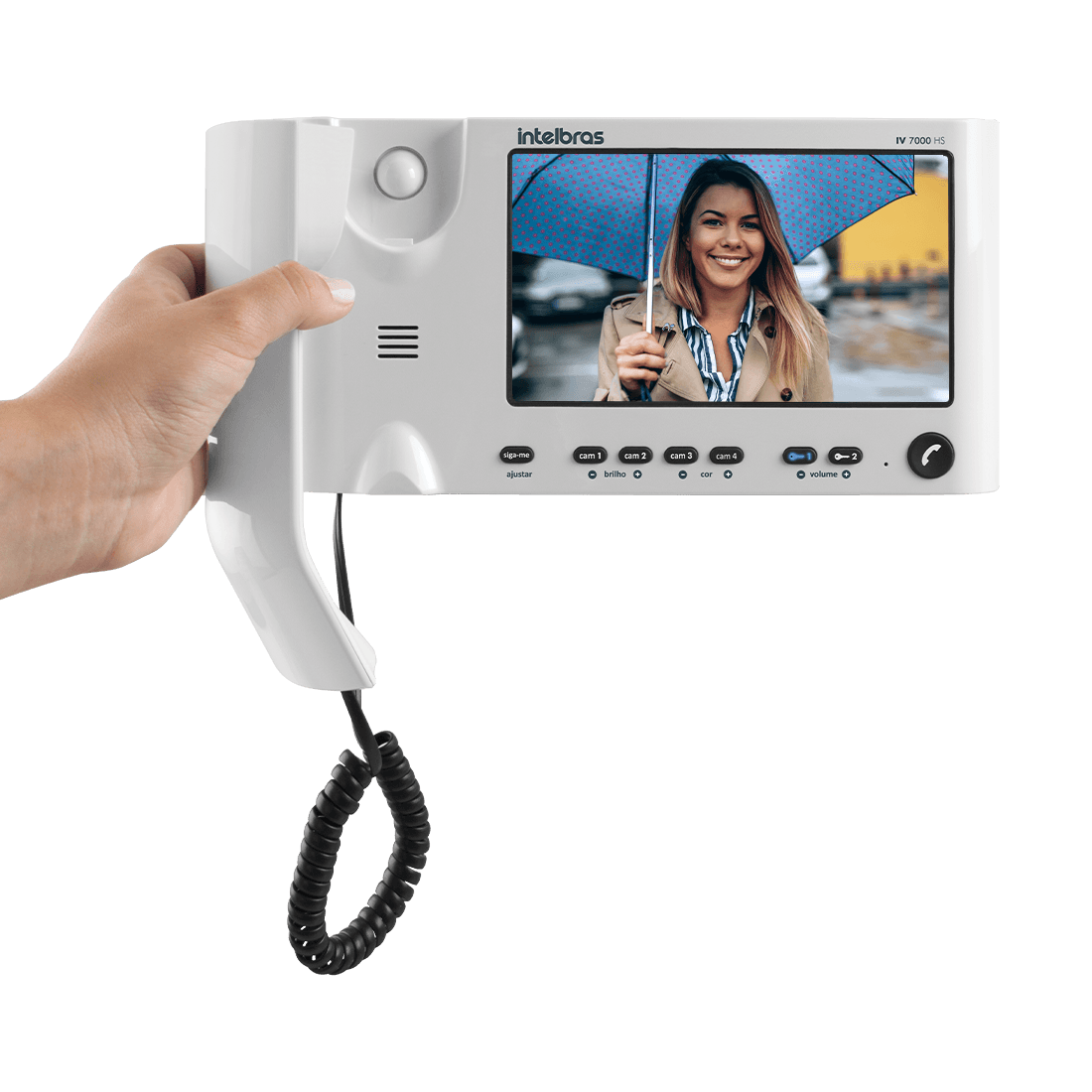 Videoporteiro Intelbras IV 7010 HS Branco - Imagem 4